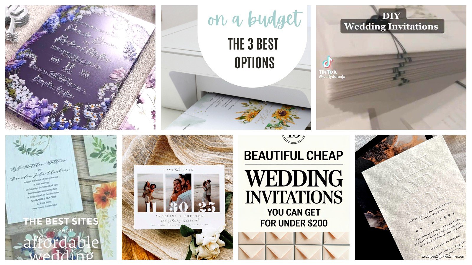 Cheap Wedding Invitations: Budget-Friendly Options Under $1