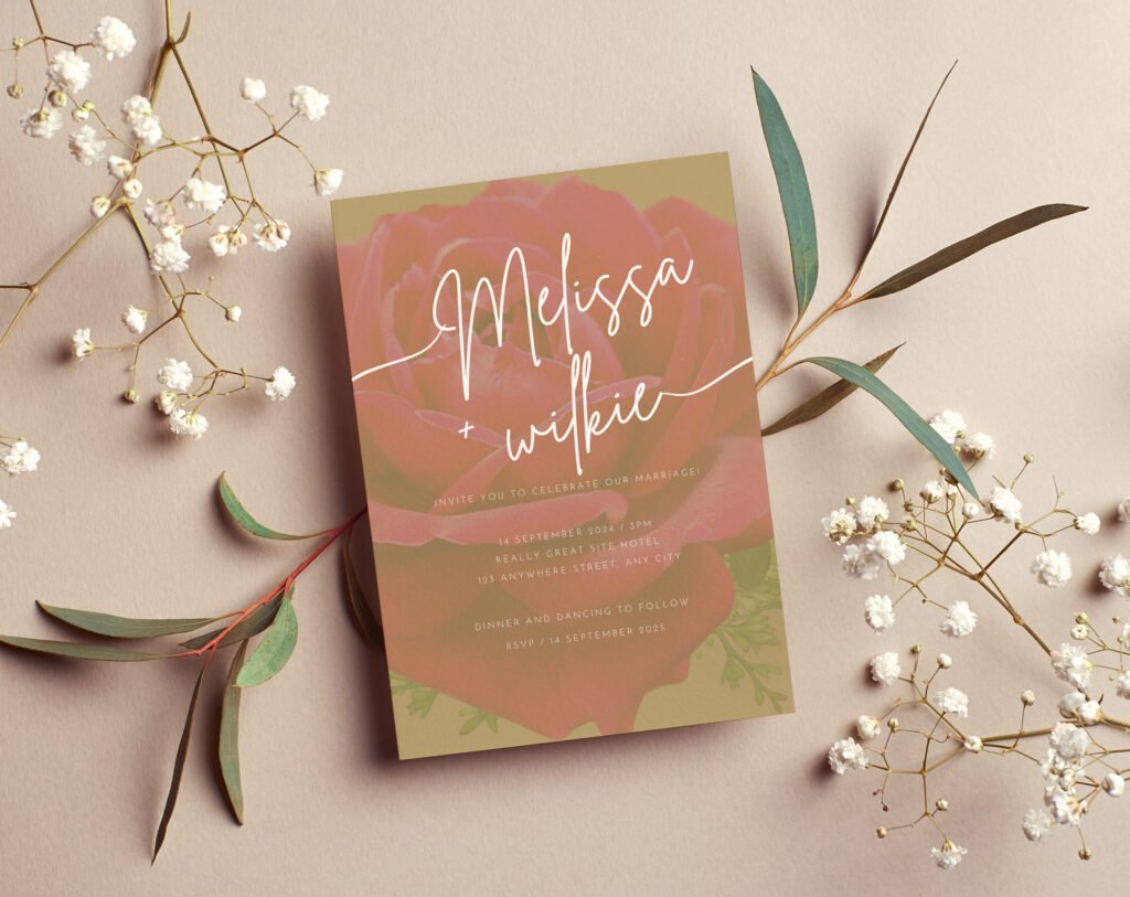 Alternative view of Champagne Wedding Planner Bundle – 200-Page Printable PDF + 10 Editable Wedding Invitations | Instant Digital Download
