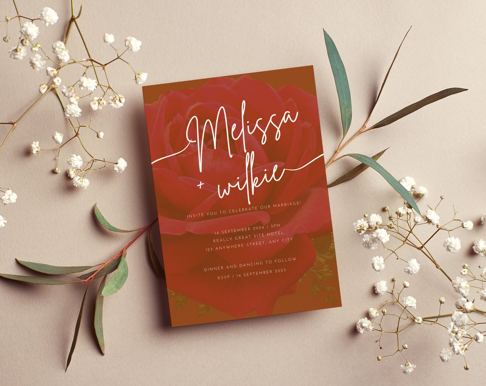 Earth Tones Wedding Planner Bundle – 200-Page Printable PDF + 10 Editable Wedding Invitations | Instant Digital Download - Image 3