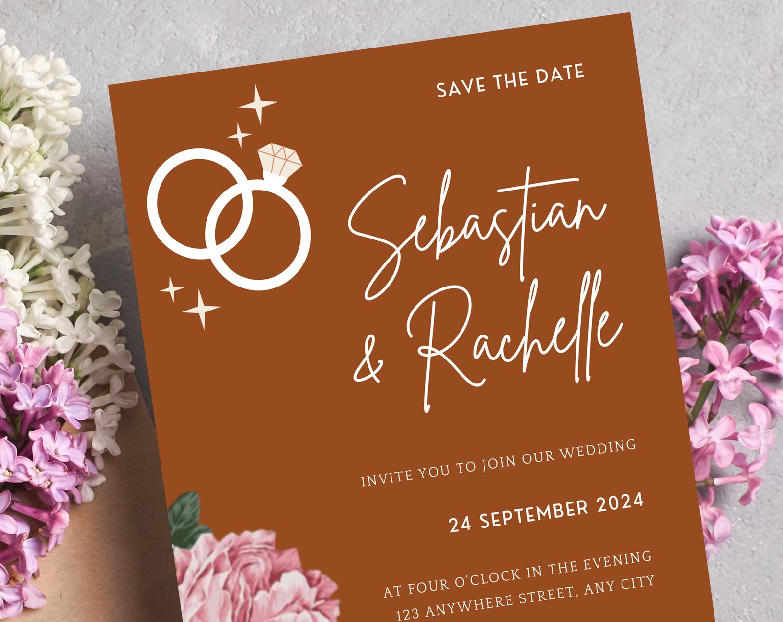 Earth Tones Wedding Planner Bundle – 200-Page Printable PDF + 10 Editable Wedding Invitations | Instant Digital Download - Image 4