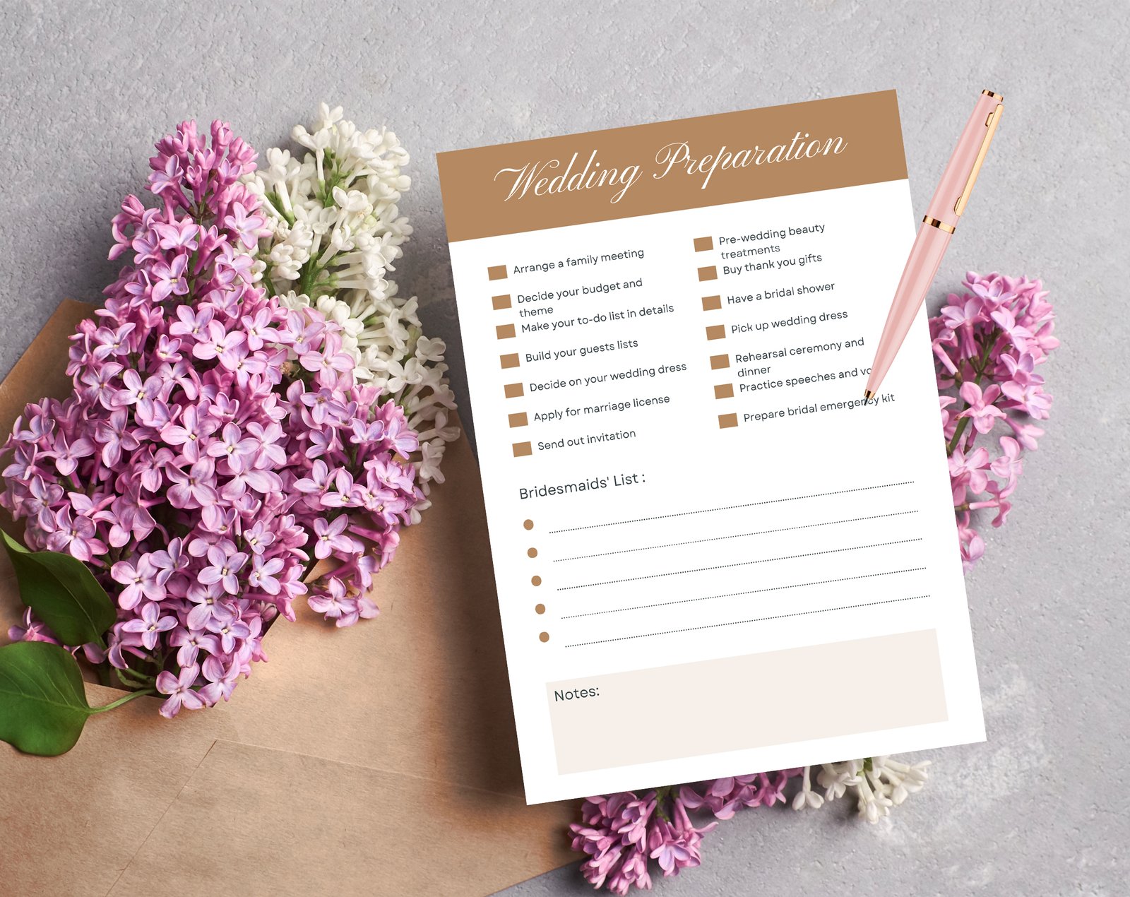 Earth Tones Wedding Planner Bundle – 200-Page Printable PDF + 10 Editable Wedding Invitations | Instant Digital Download - Image 7