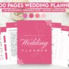 Wedding planner PDF blush pink