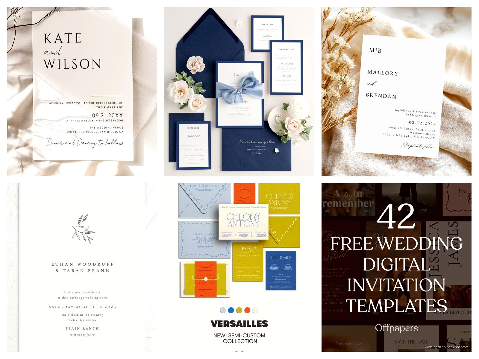 Basic Invite Wedding Invitations: Customization Platform