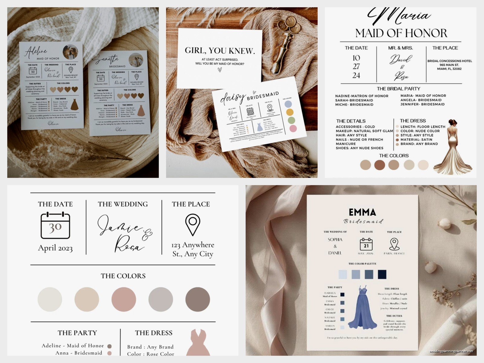 Canva Bridesmaid Card: Design & Ordering Guide