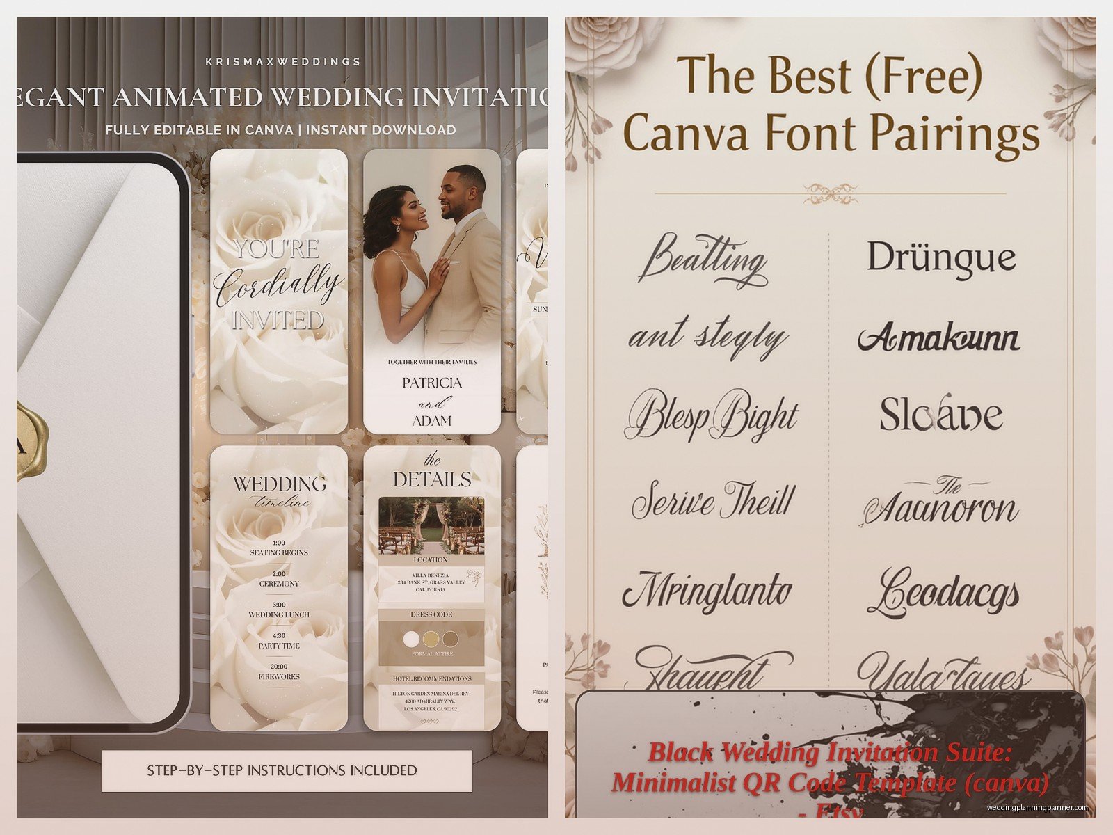 Canva Wedding Templates: Free Download Files