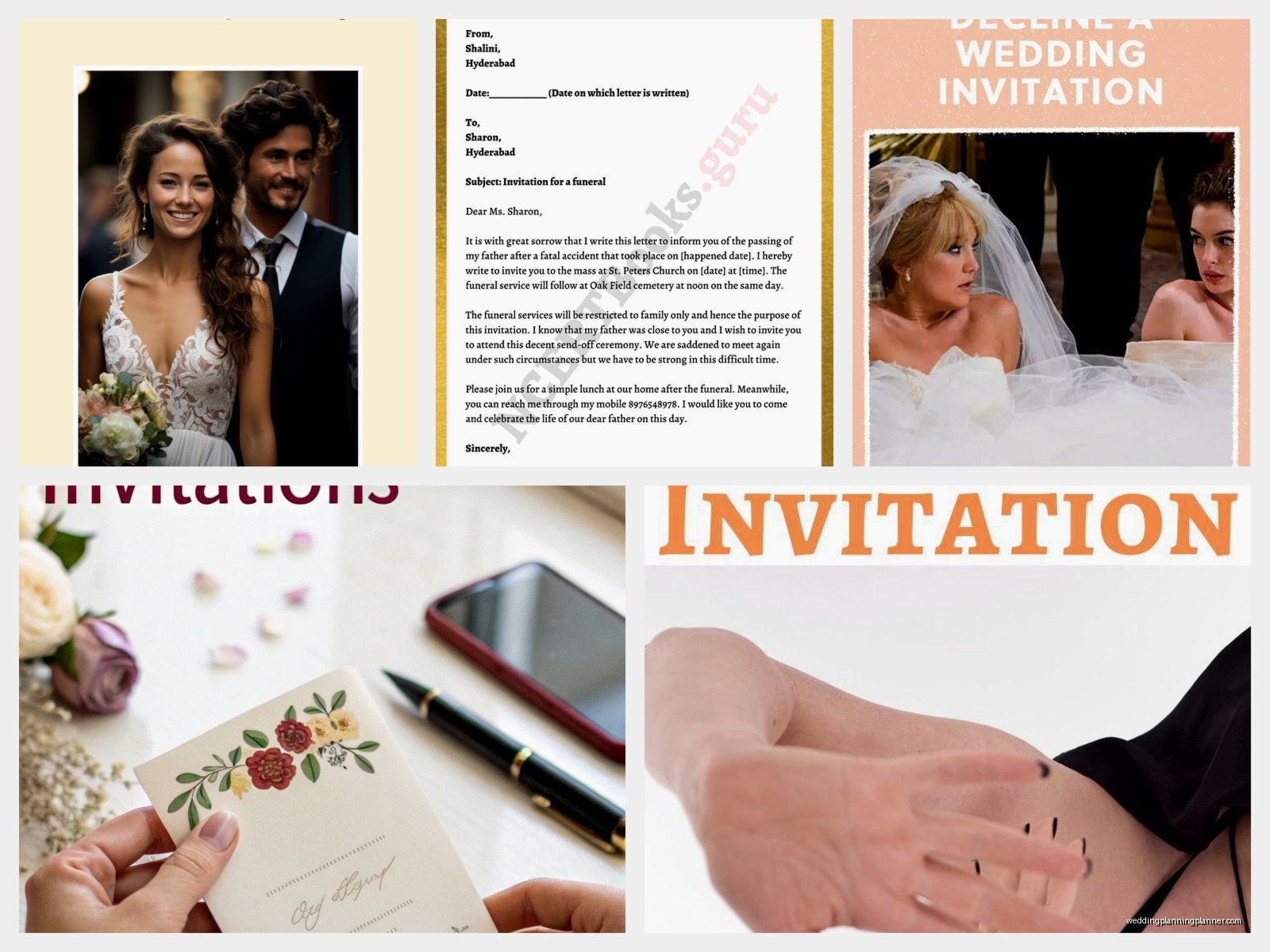 Declining A Wedding Invitation: Design & Ordering Guide