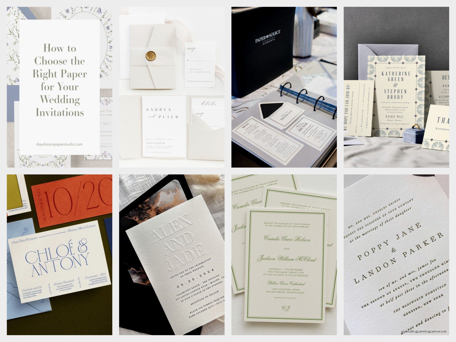 Paper Source Wedding Invitations: Stationery Store Collection