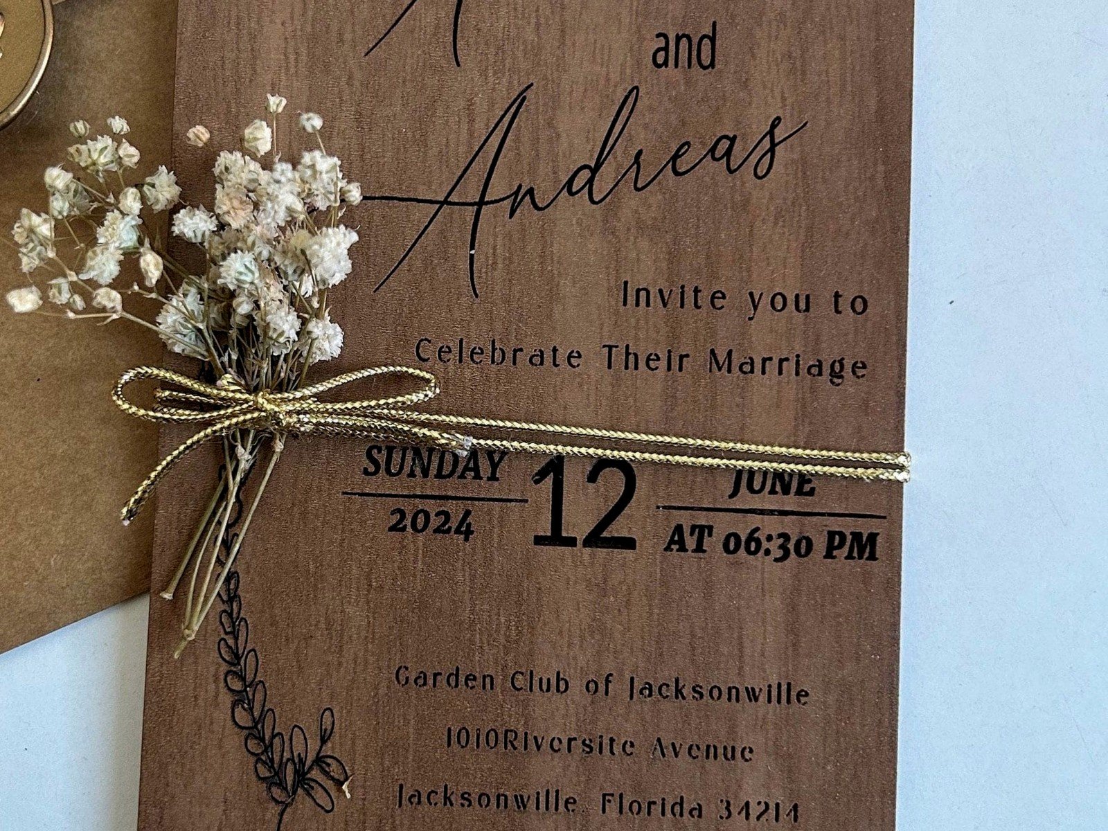Rustic Wedding Invitations: Country Farmhouse Designs