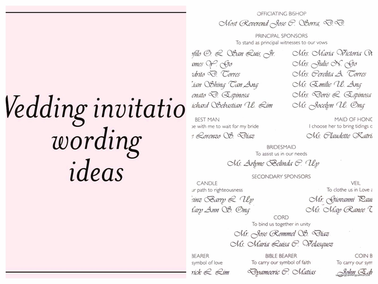 Sample Wedding Invitation Wording: Text Examples & Etiquette