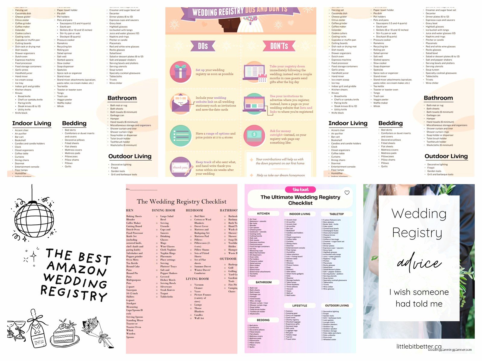 Sample Wedding Registry: Gift List Examples