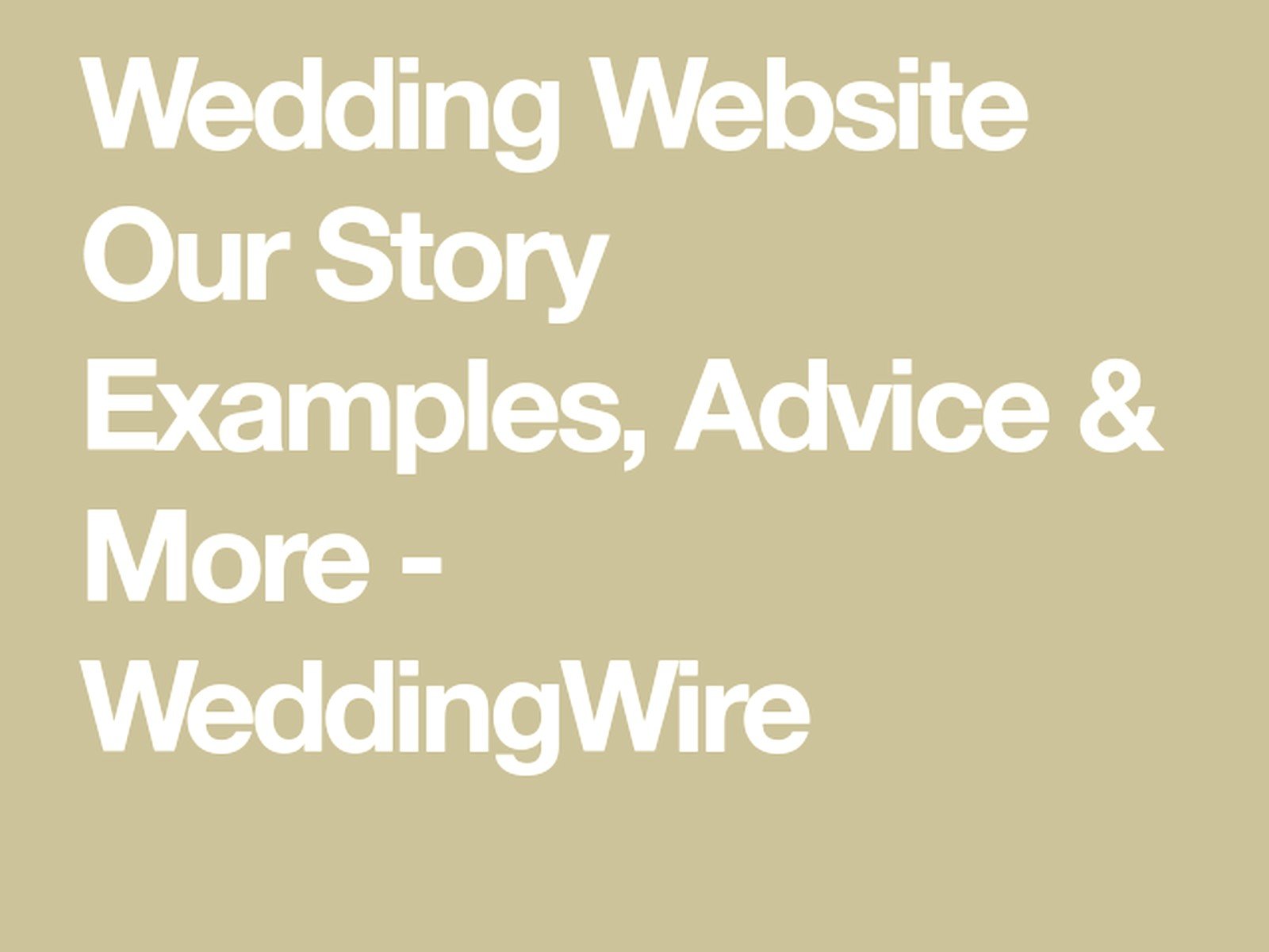 Sample Wedding Websites: Event Site Design Examples