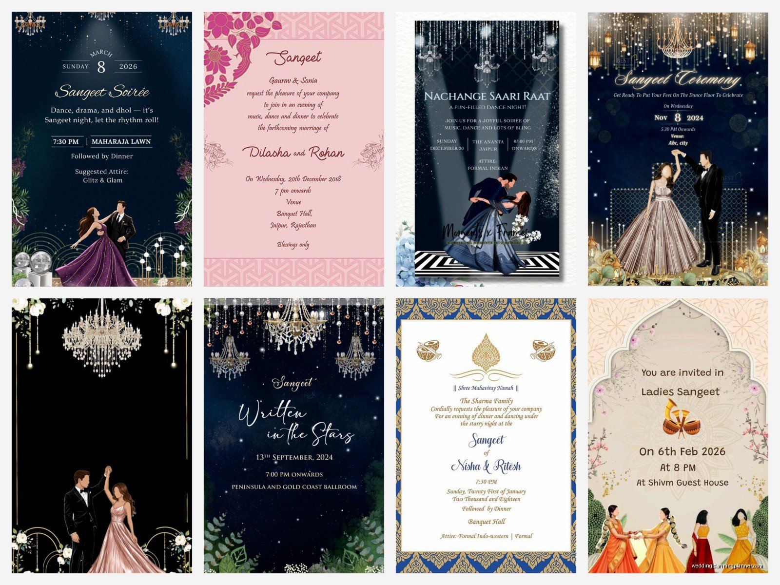 Sangeet Invitation Wording: Design & Ordering Guide