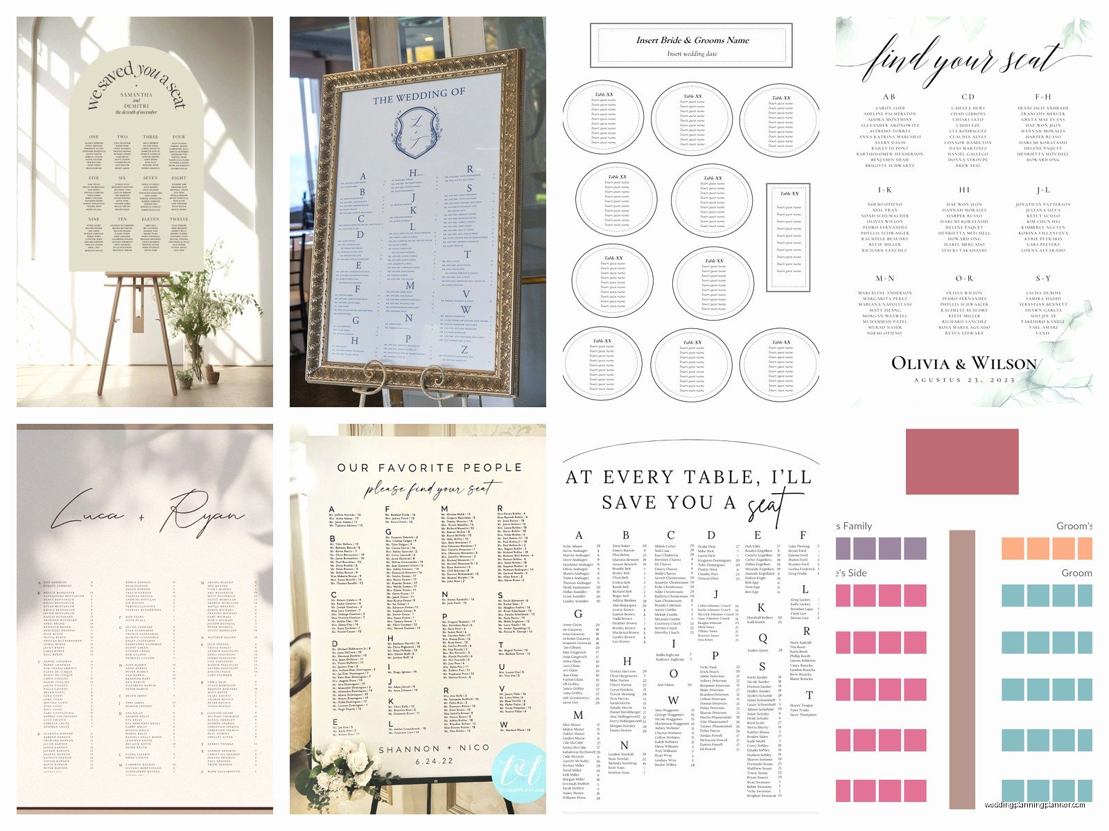 Seating Chart Wording: Complete Guide