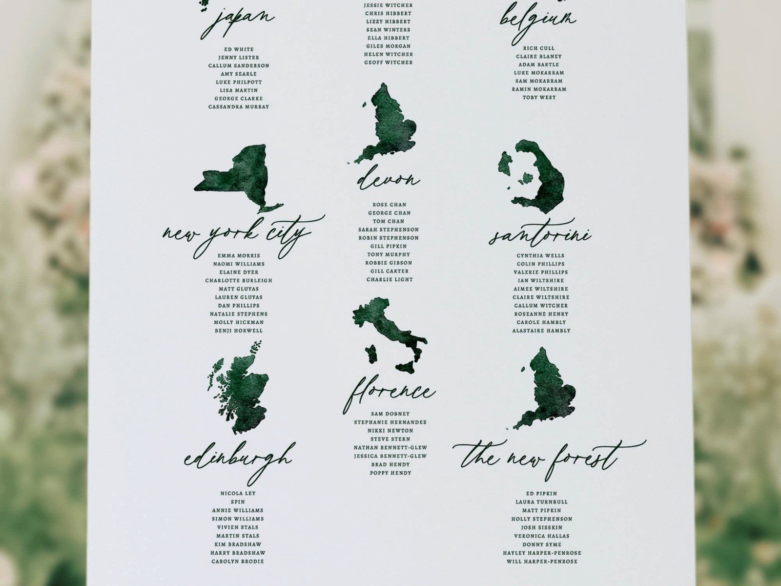 Seating Chart Wording: Complete Guide