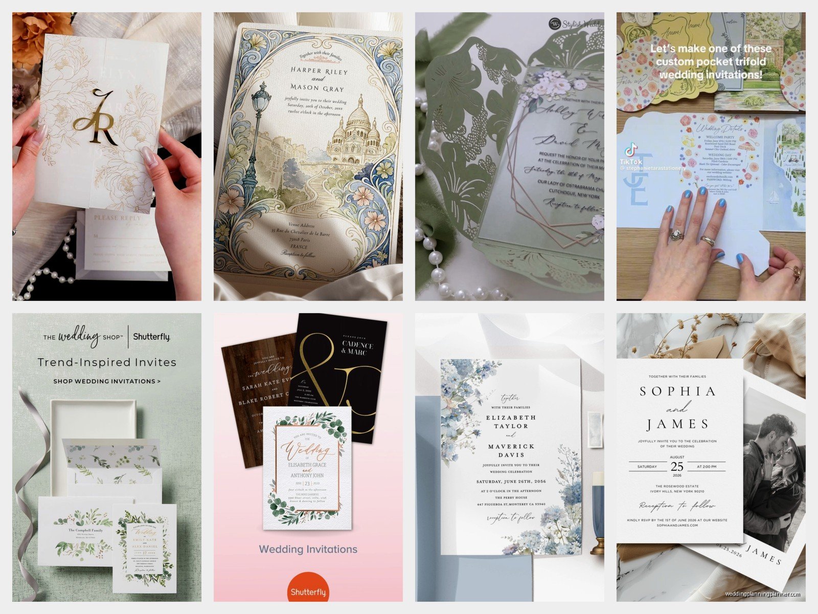 Shutterfly Wedding Invitations: Photo Card Collection