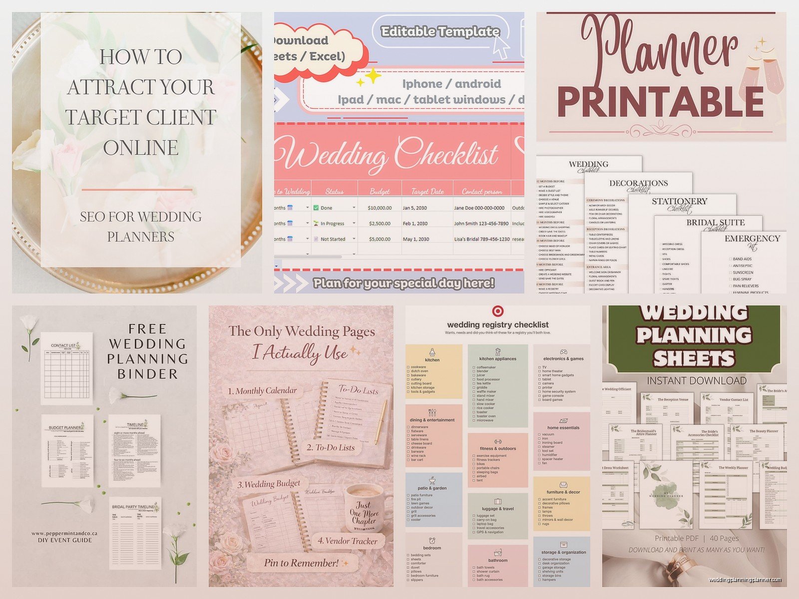 Target Wedding Planner: Professional Services Guide