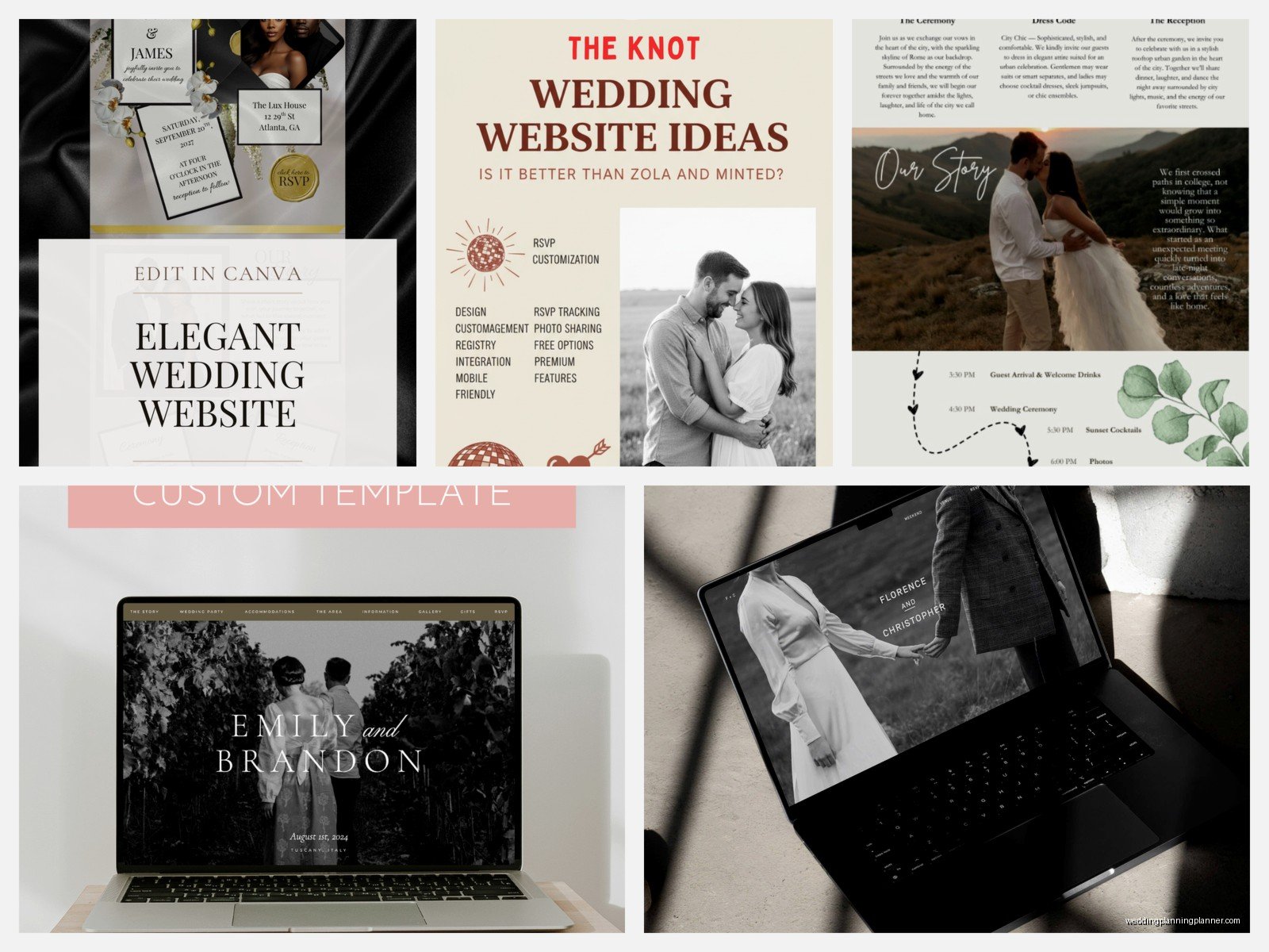 The Knot Website Themes: Brand Review & Guide