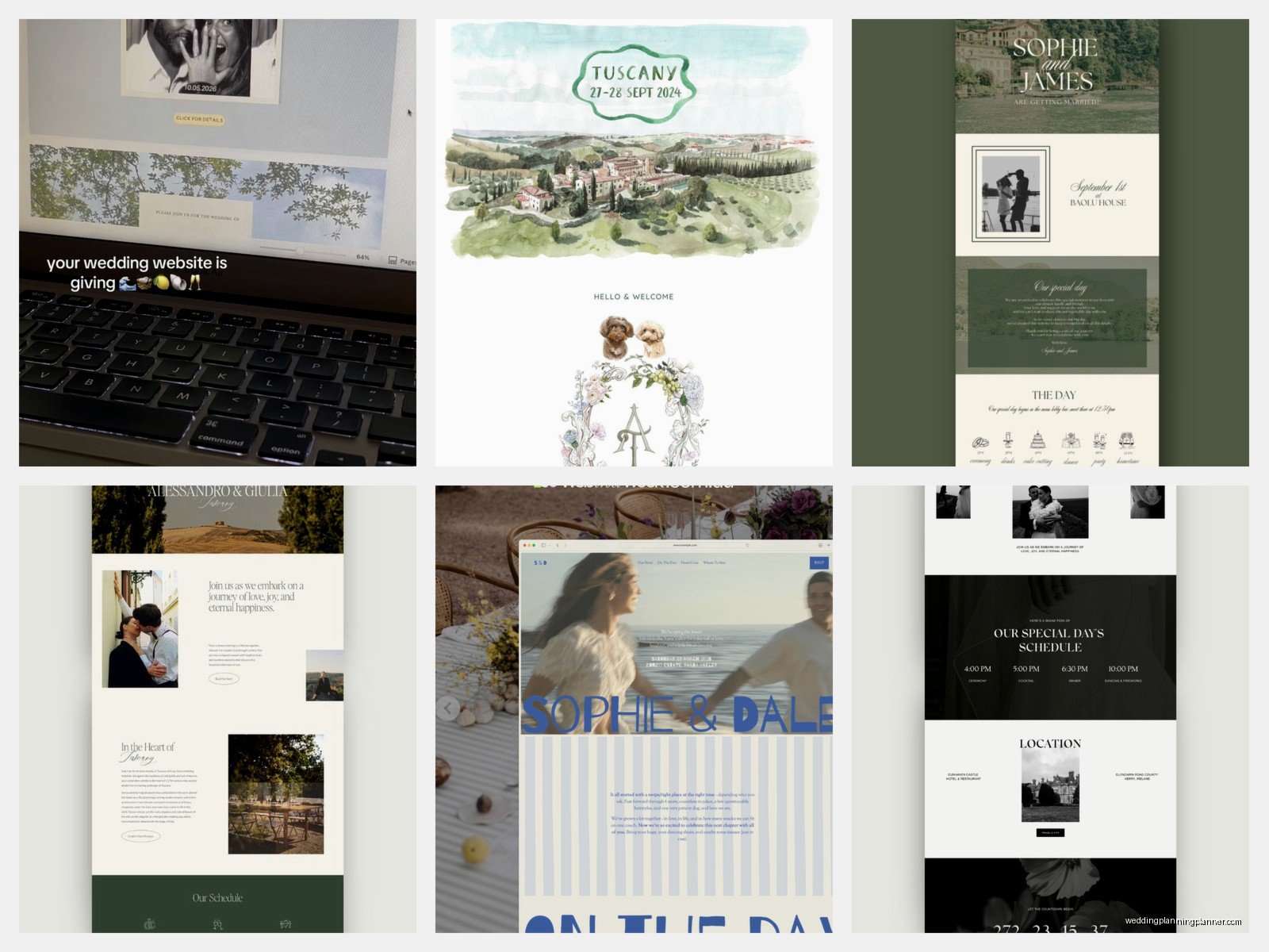 Unique Wedding Websites: Creative Event Site Ideas