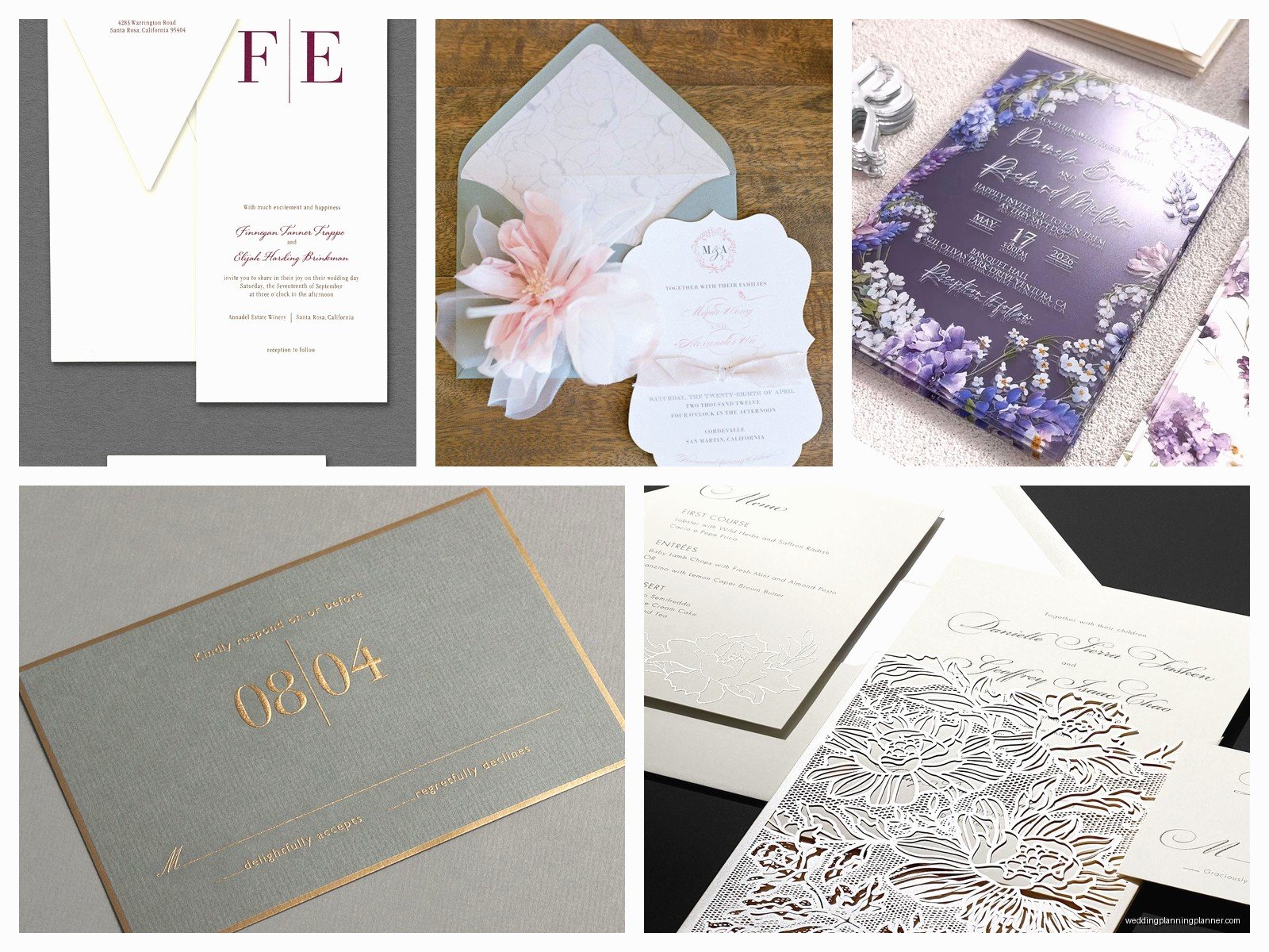 Vera Wang Wedding Invitations: Designer Bridal Collection