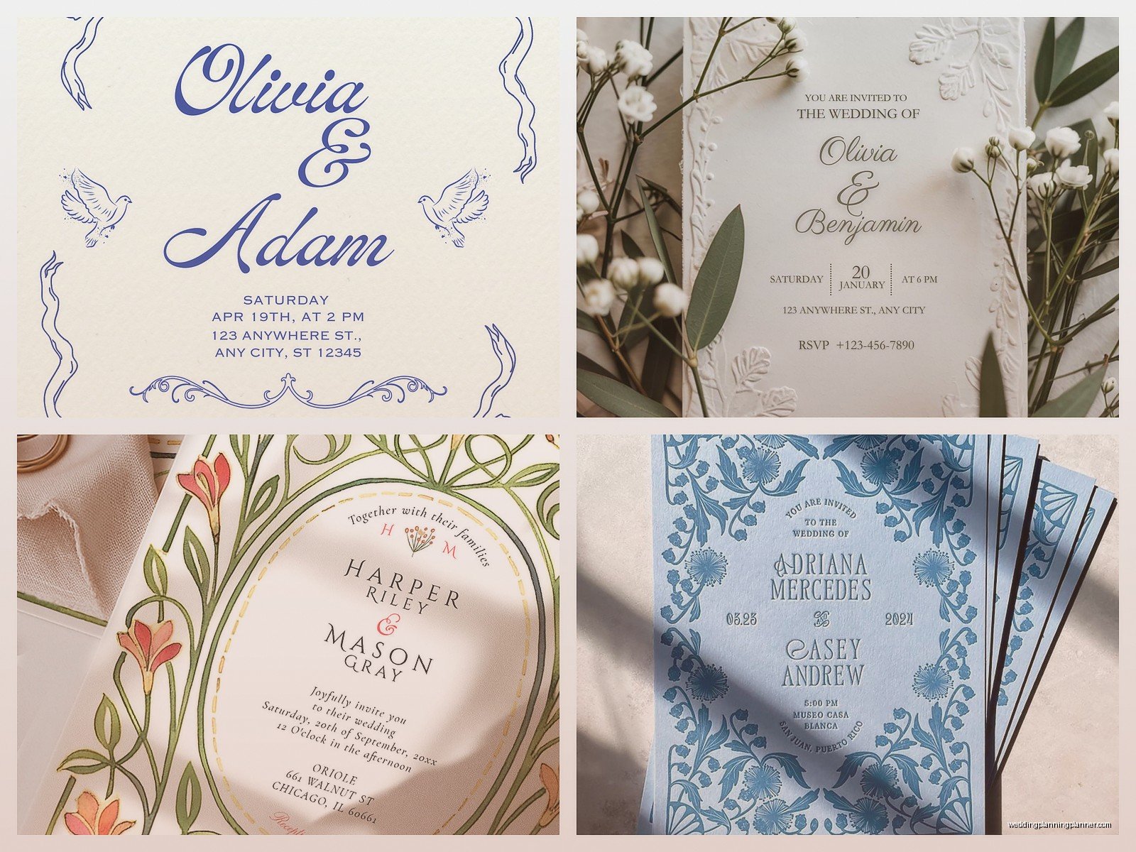 Wedding Invitation Card Design: Creative Layout Ideas