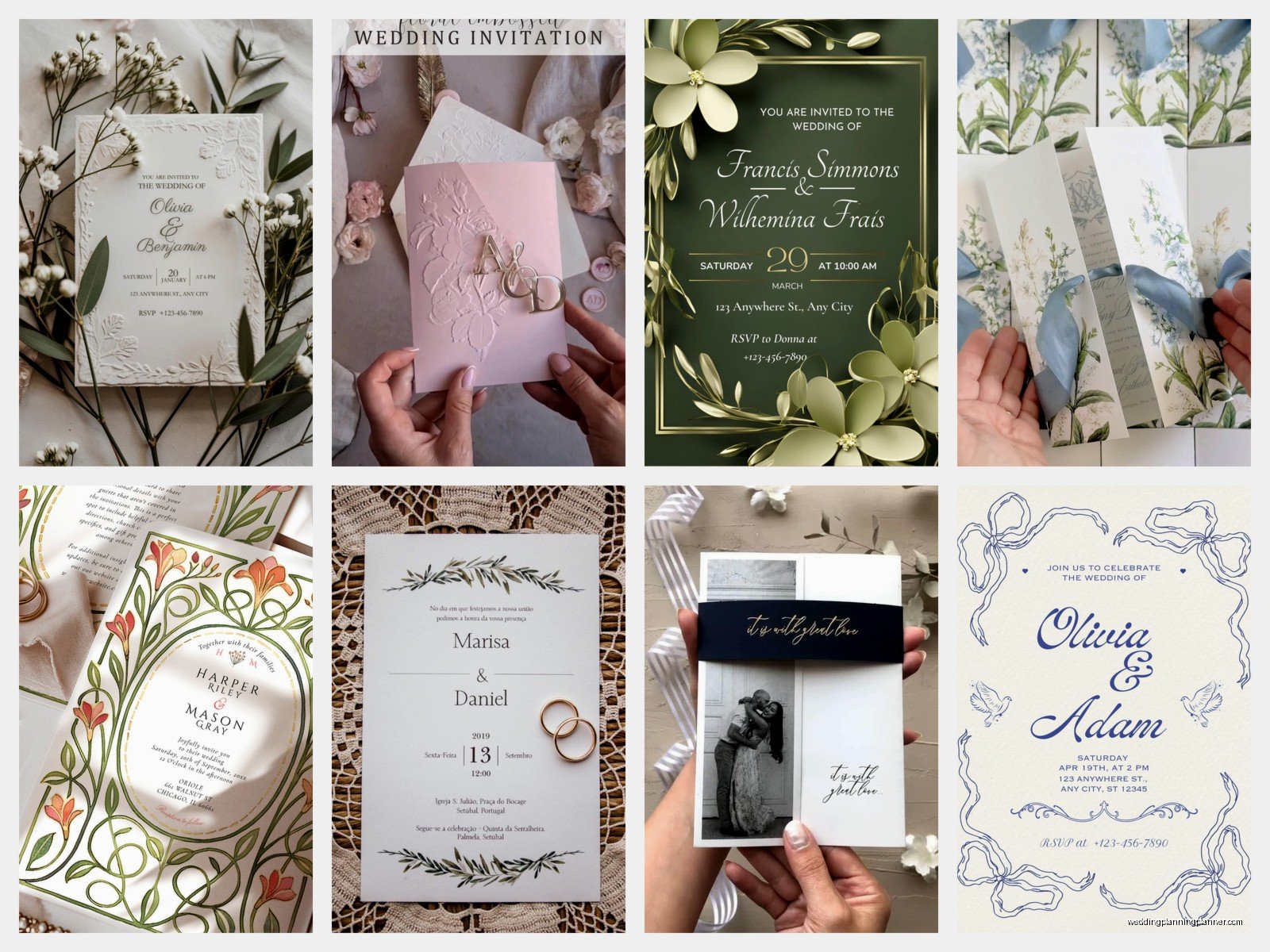 Wedding Invitation Card Design: Creative Layout Ideas