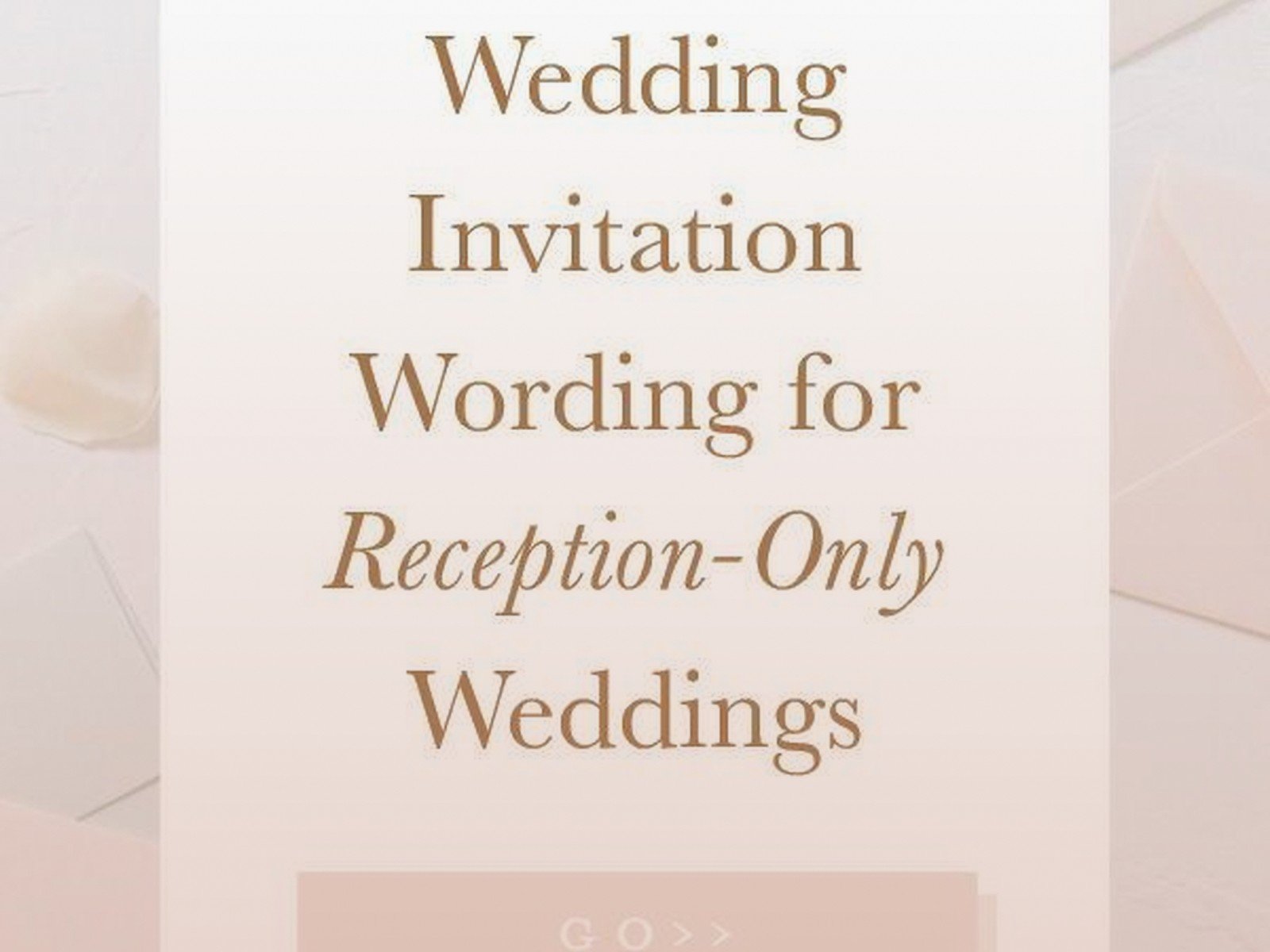 Wedding Reception Invitations: Post-Ceremony Party Cards