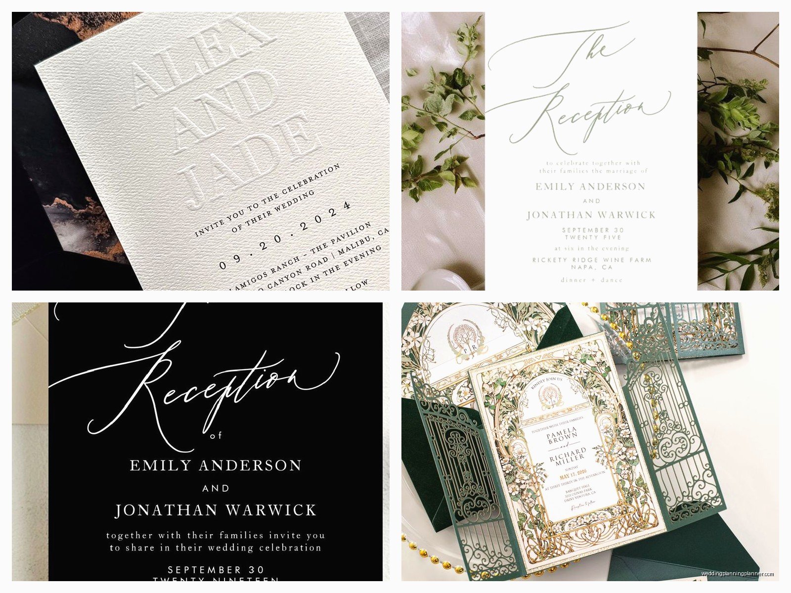 Wedding Reception Invitations: Post-Ceremony Party Cards