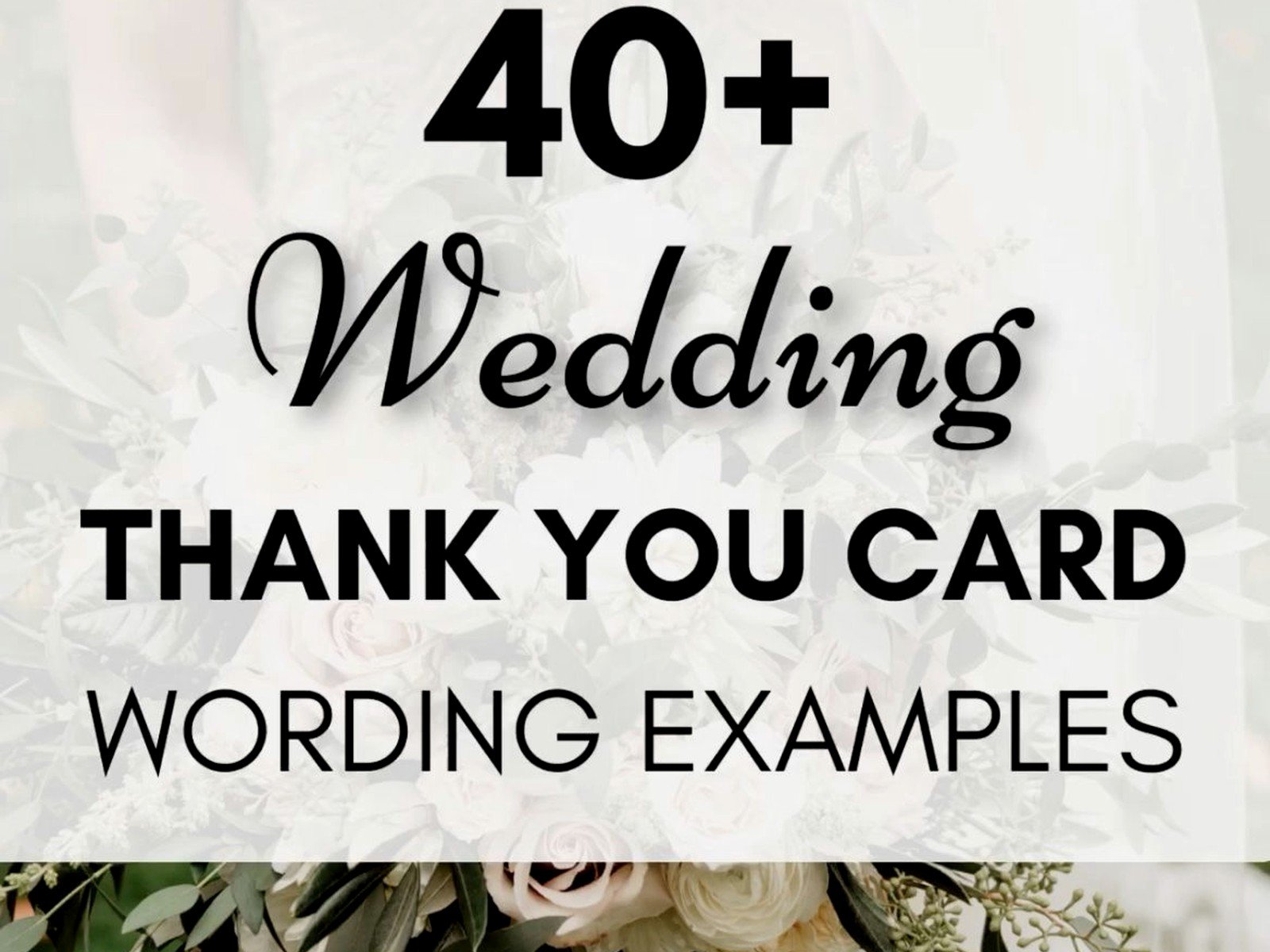 Wedding Thank You Card Examples: Gratitude Wording Samples