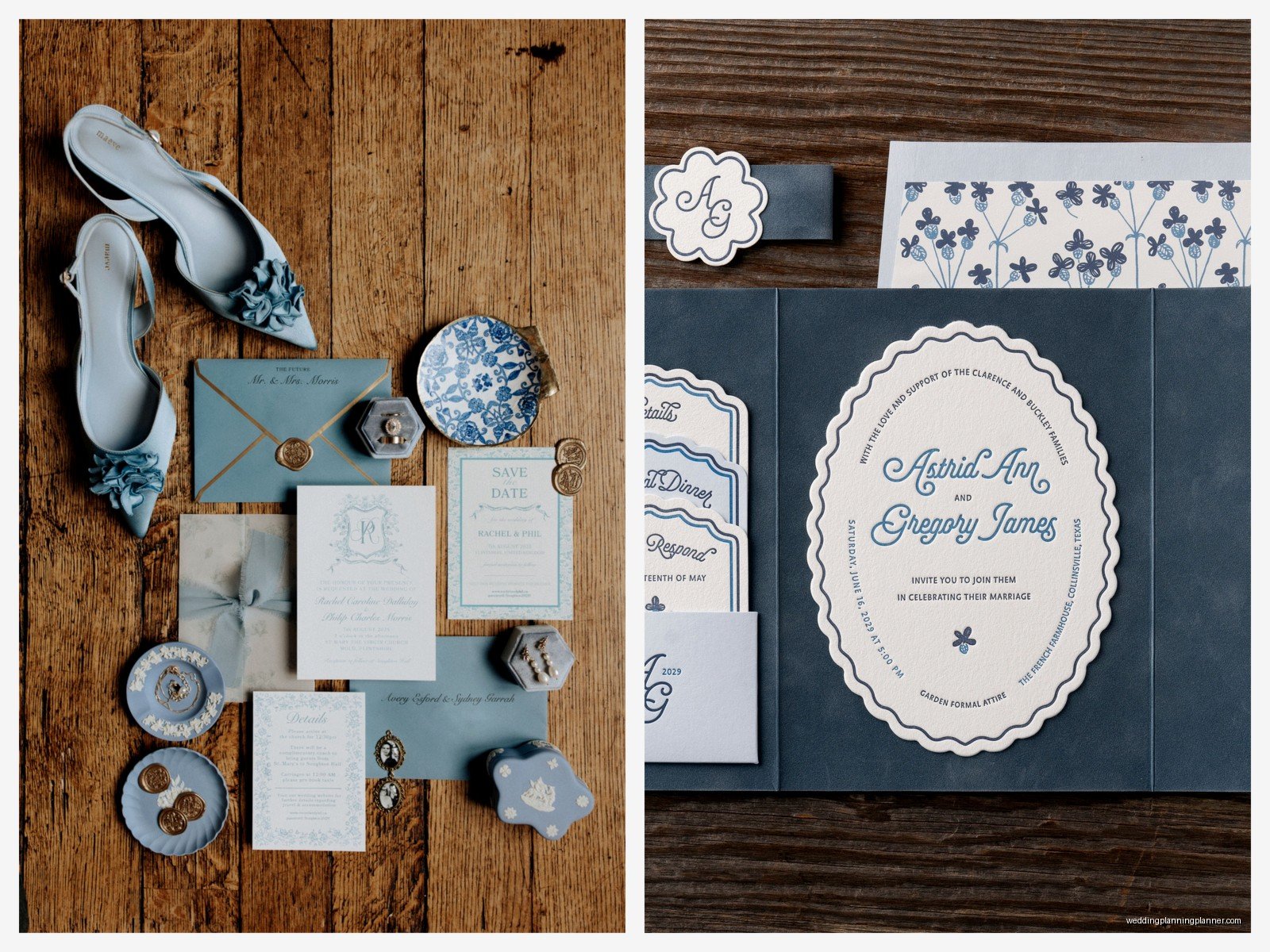 Wedgewood Wedding Invitations: Venue Chain Stationery
