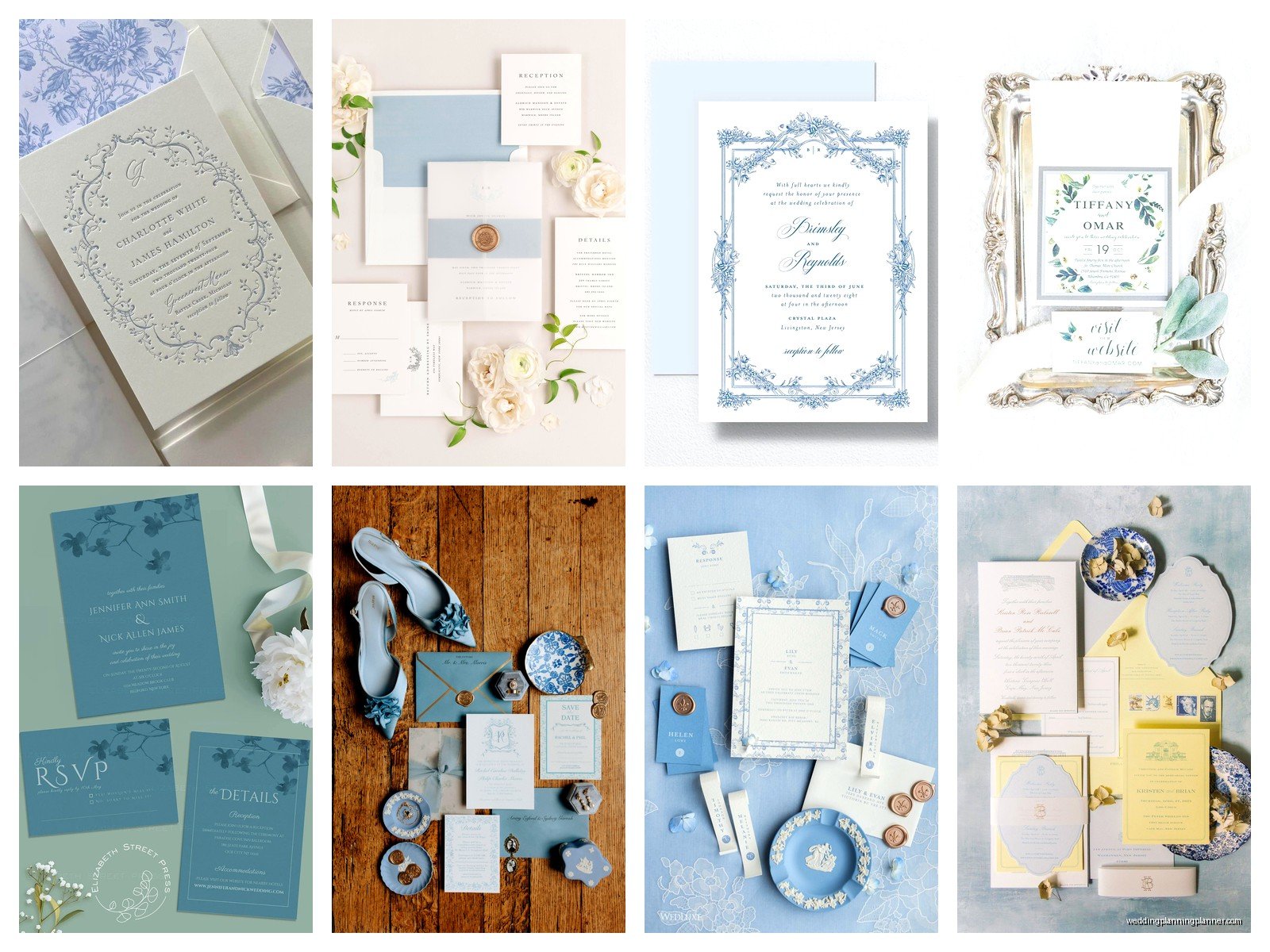 Wedgewood Weddings Invitations: Venue Chain Stationery