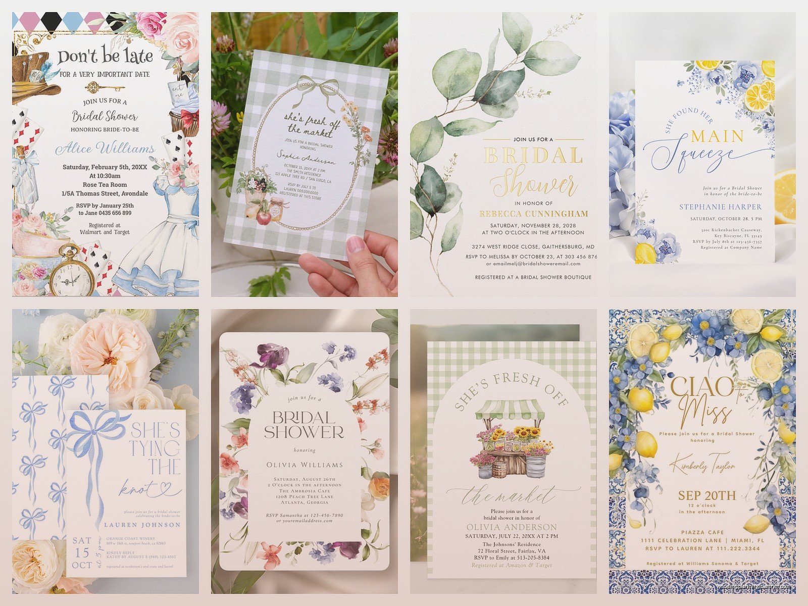 Zazzle Bridal Shower: Custom Party Invitation Designs
