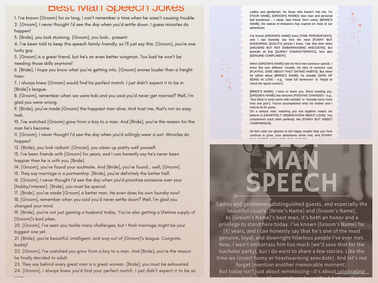 Best Man Speech Sample: Sample Ideas & Examples