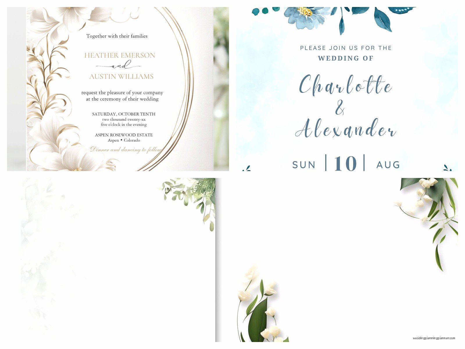 Flower Design For Wedding Invitation: Design & Ordering Guide
