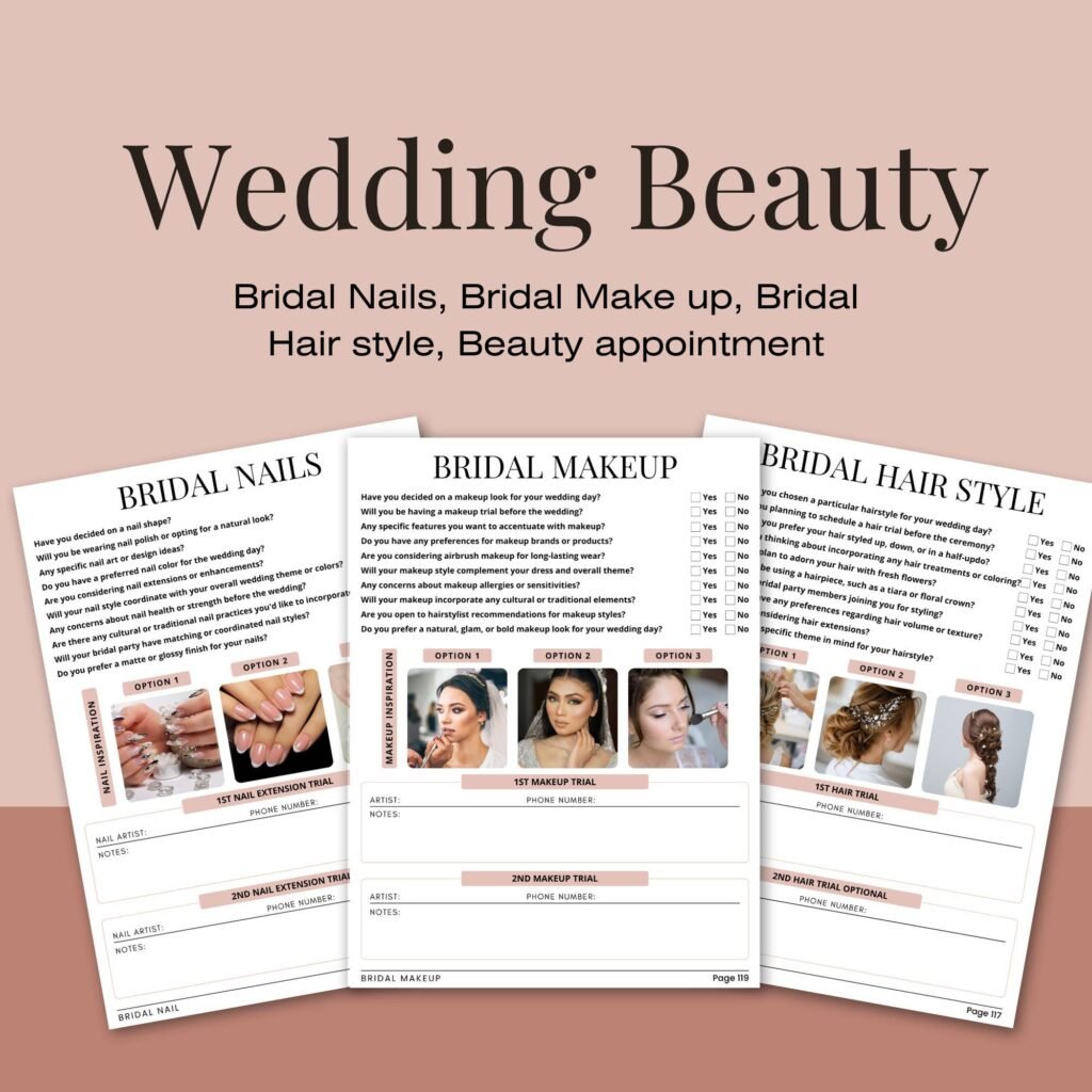 Alternative view of 800+ Customizable Wedding Planner templates, Canva Editable Wedding Plan Bundle, Wedding binder Planning, Honeymoon, bridal shower