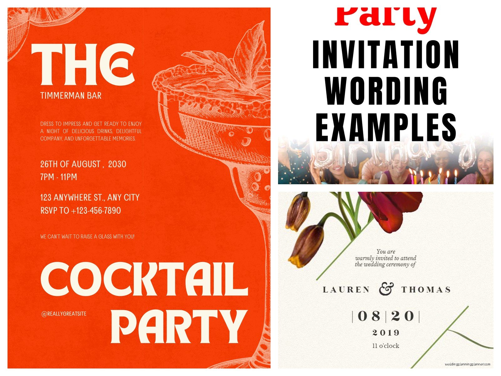 Invitation Examples: Design Samples & Inspiration