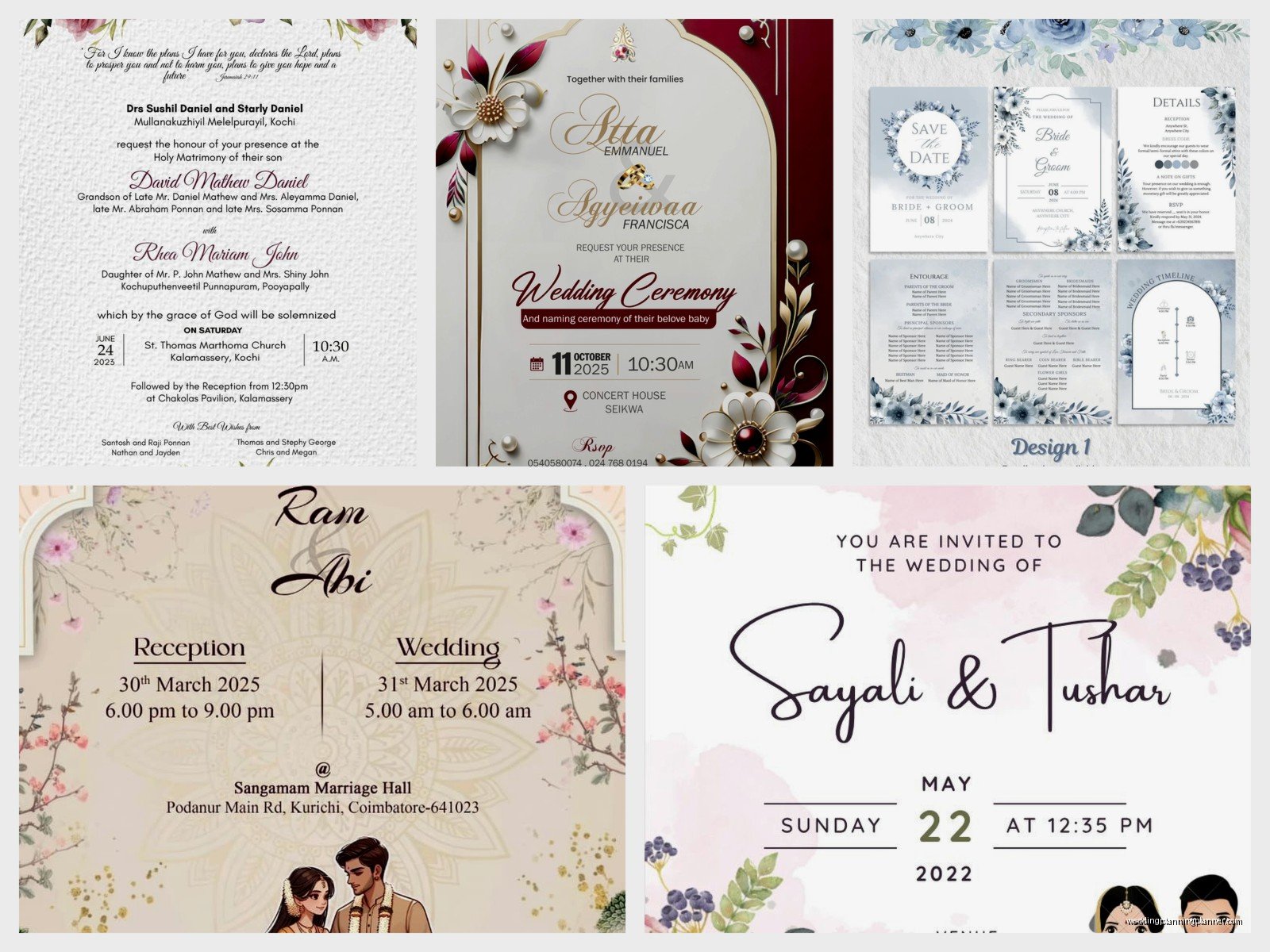 Marriage Invitation Sample: Sample Ideas & Examples