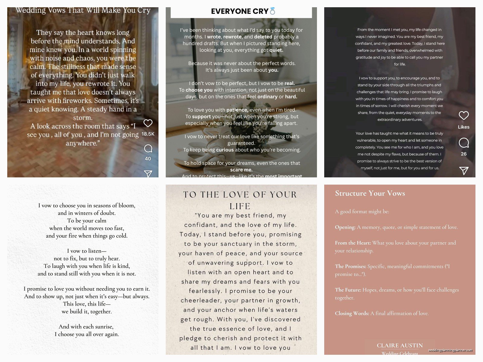 Marriage Vows Sample: Sample Ideas & Examples