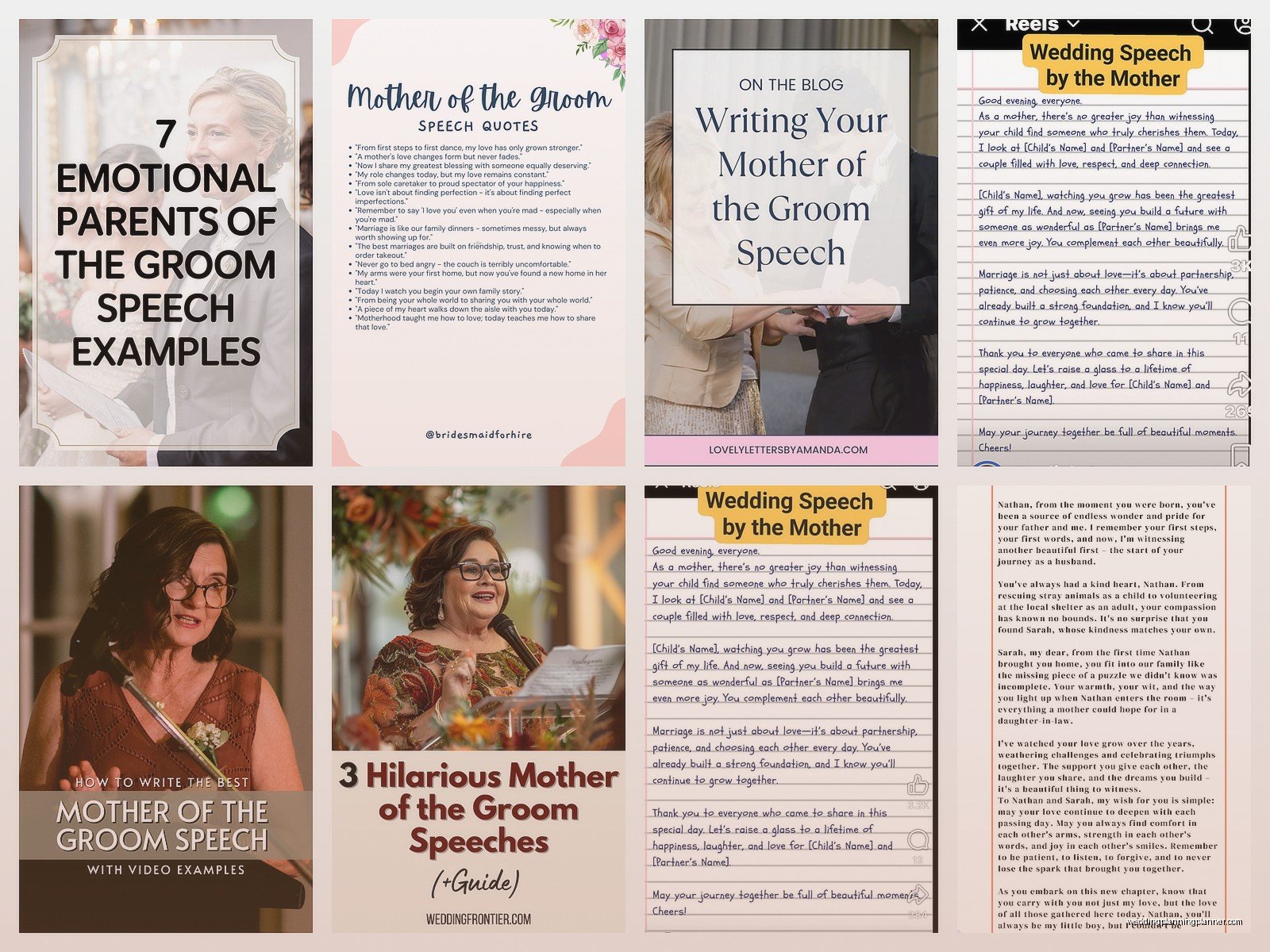 Mother Of The Groom Speech Samples: Sample Ideas & Examples