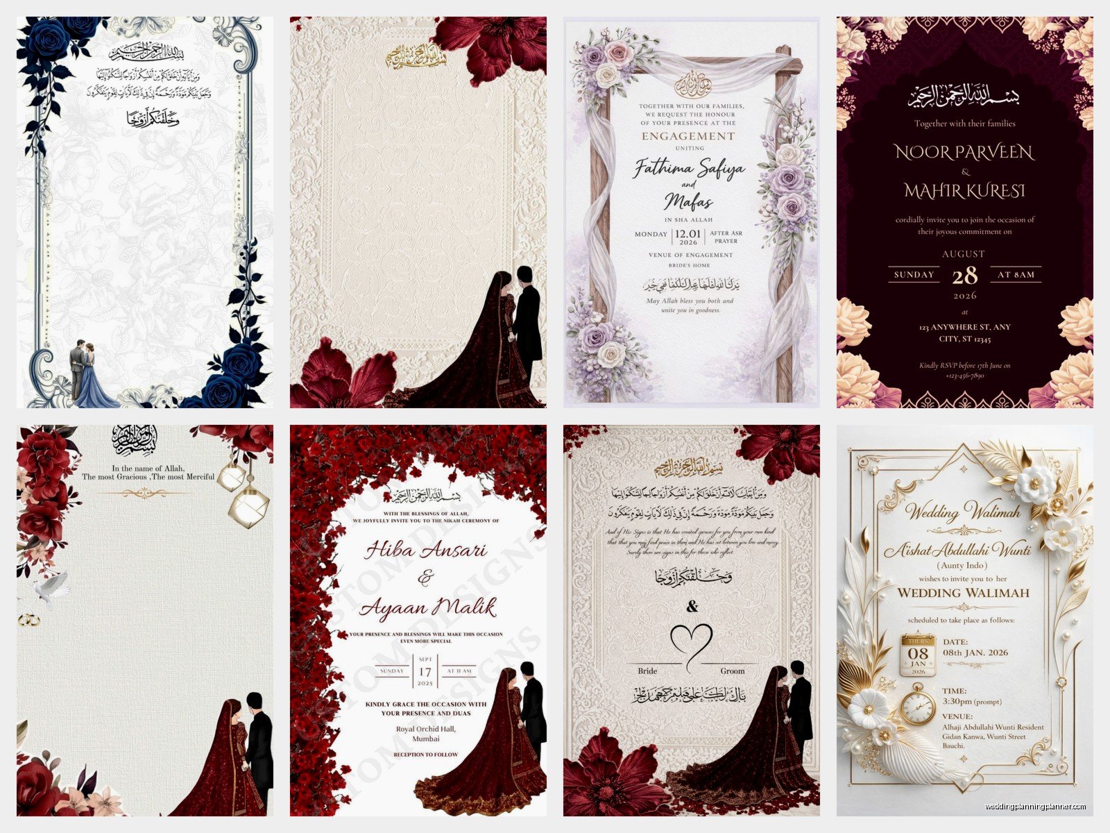 Muslim Wedding Card Design: Design & Ordering Guide