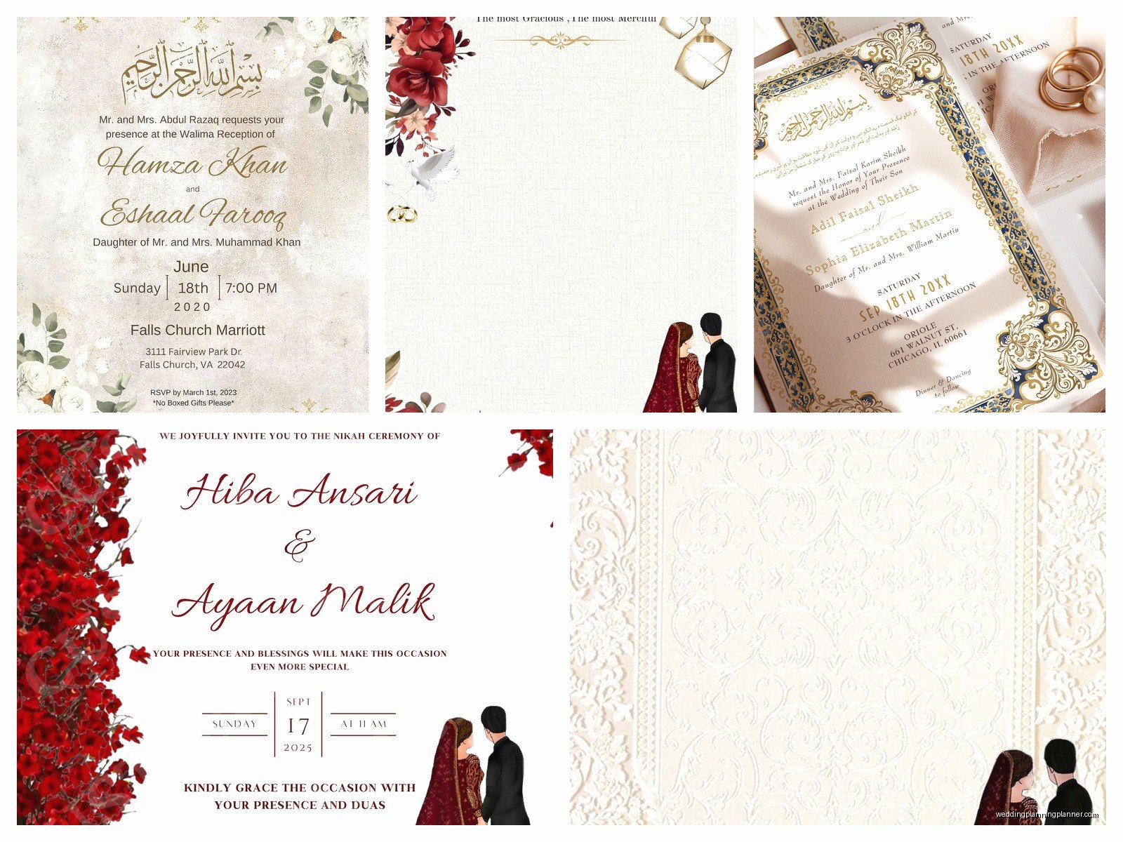 Muslim Wedding Invitation Card Design: Design & Ordering Guide