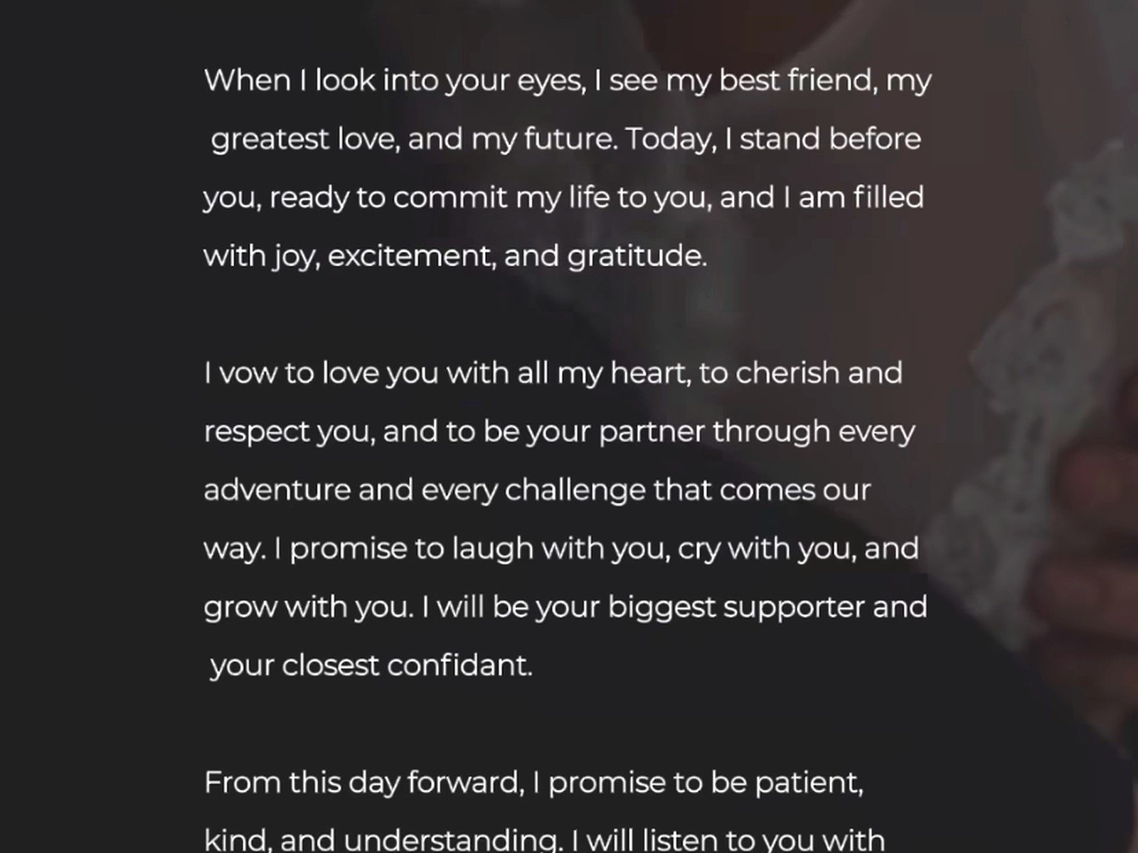 Personal Wedding Vow Examples: Sample Ideas & Examples