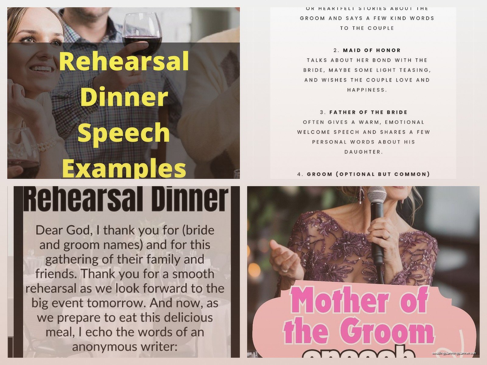 Rehearsal Dinner Speech Examples: Sample Ideas & Examples