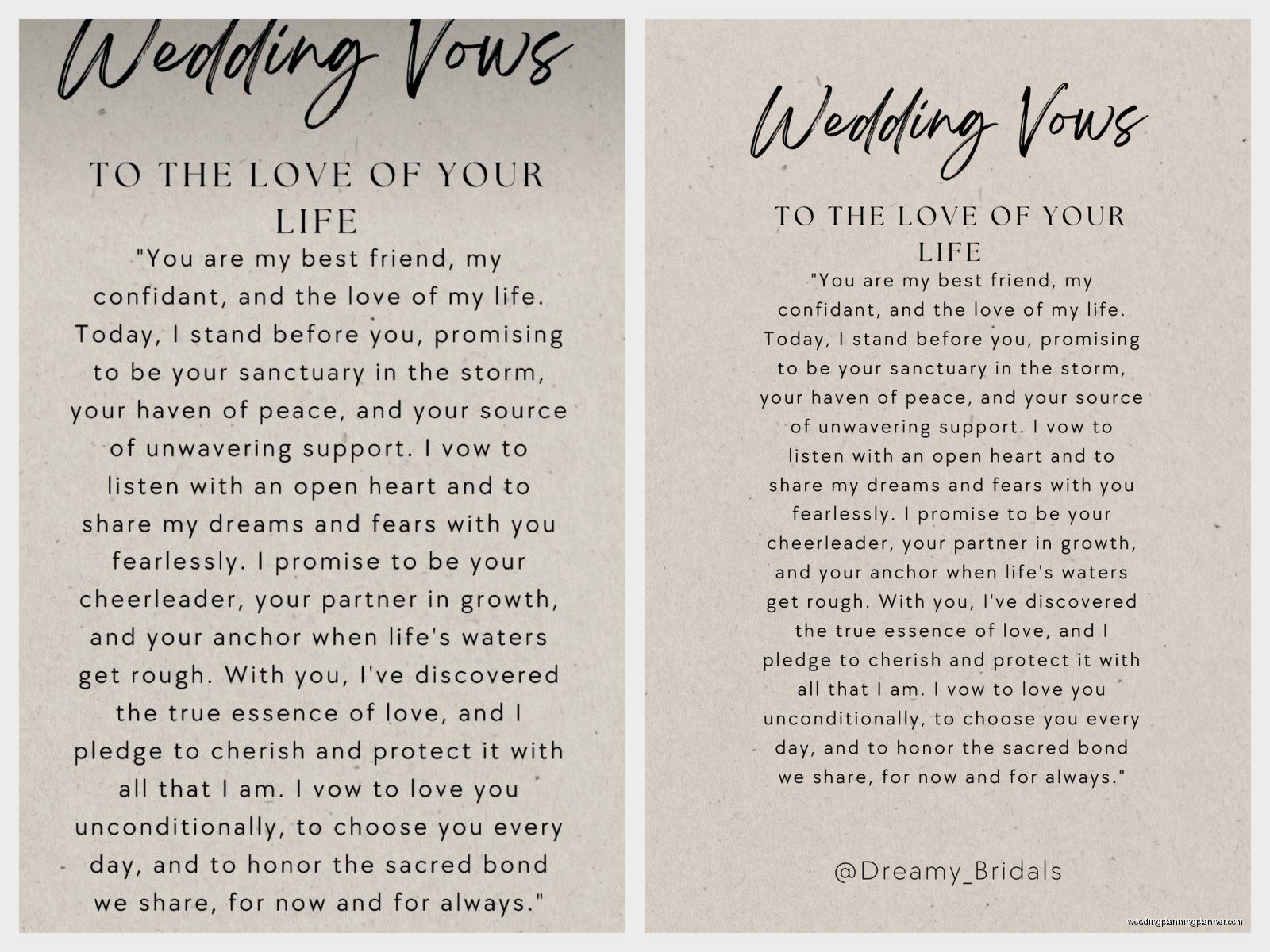 Sample Vows For Him: Sample Ideas & Examples