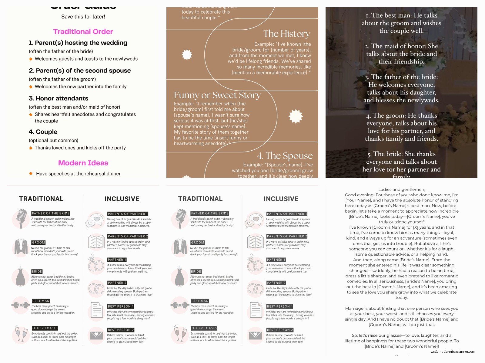 Sample Wedding Speech: Sample Ideas & Examples