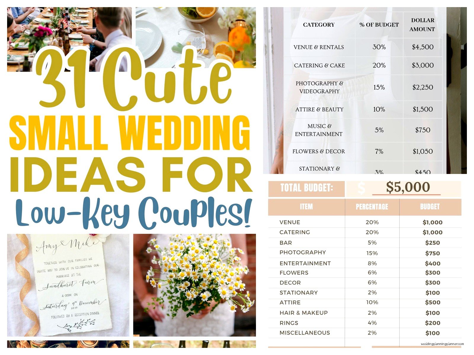 Small Wedding Budget: Complete Guide
