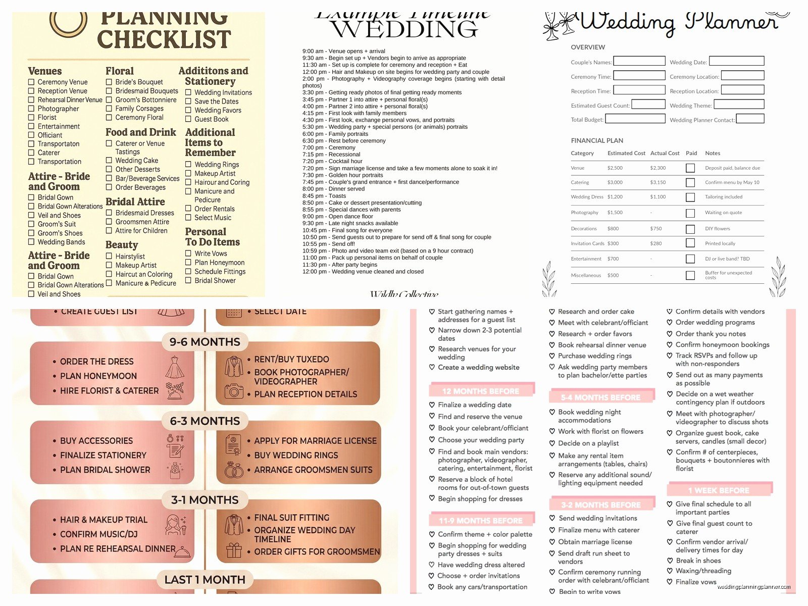 Step by Step Wedding Planning: Month-by-Month Timeline
