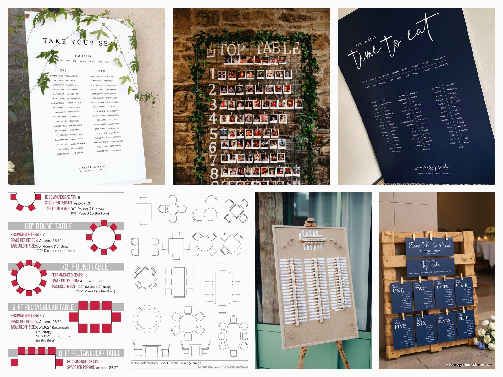 Table Plan: Wedding Seating Chart Layout Guide