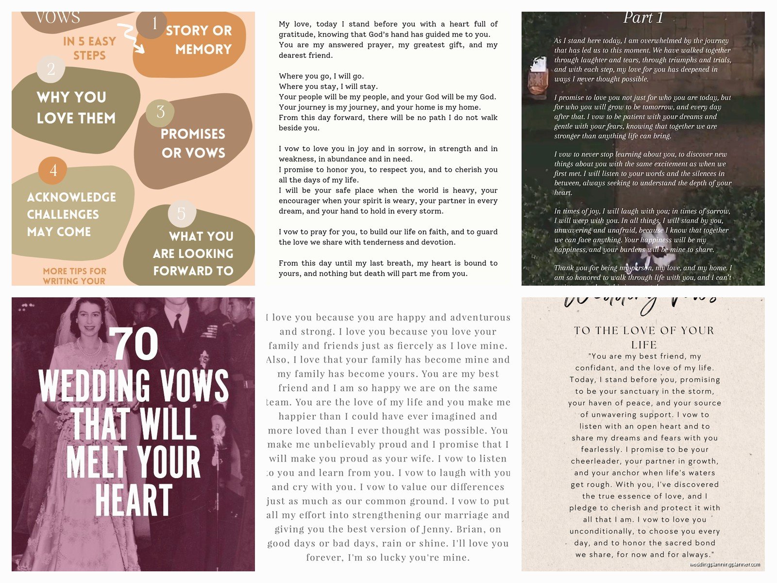 Vow Samples: Sample Ideas & Examples