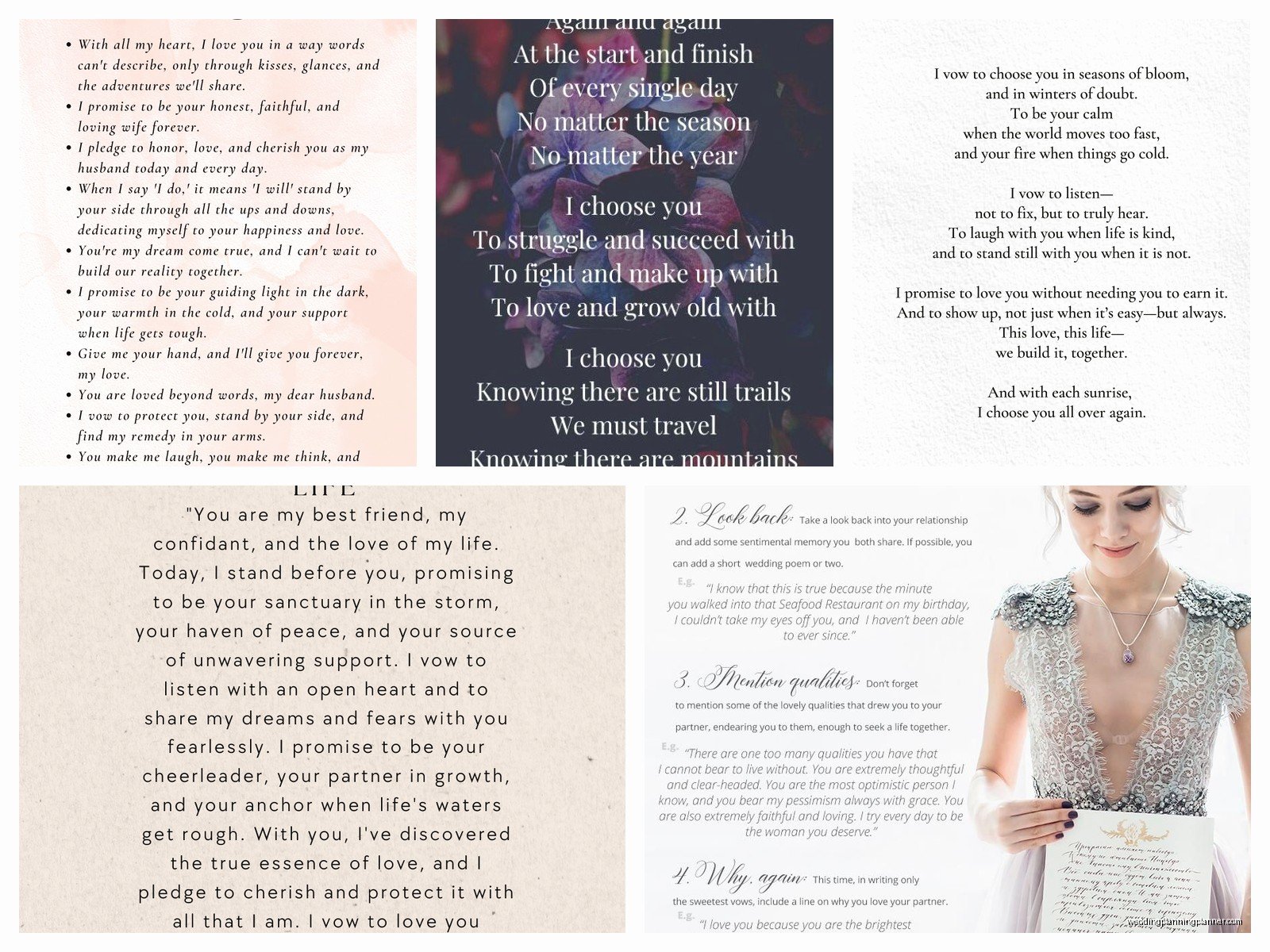 Vows For Her Examples: Sample Ideas & Examples