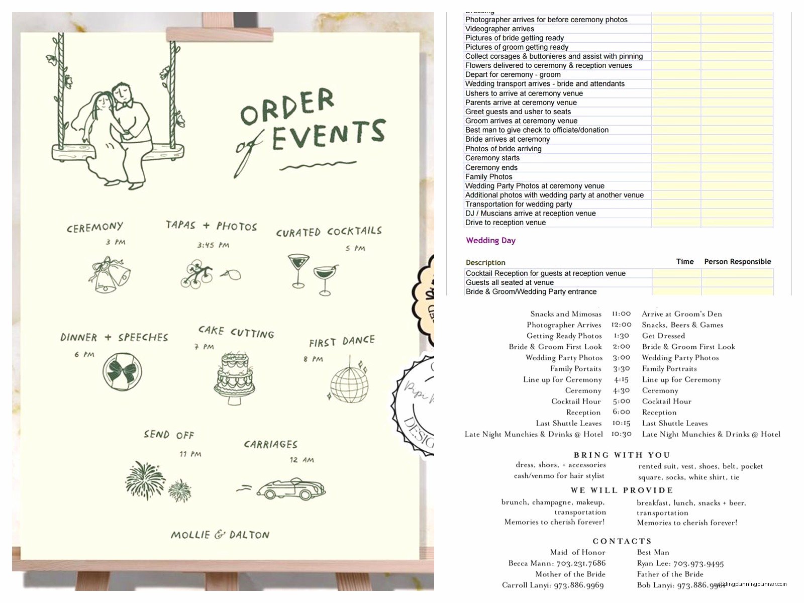 Wedding Agenda Examples: Sample Ideas & Examples